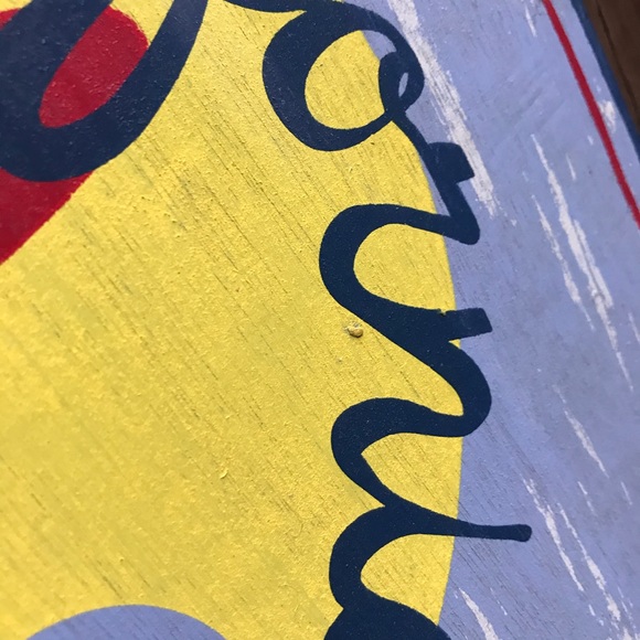 Pottery Barn Kids California Summer Wood Sign - Picture 3 of 6